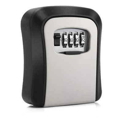 - Caja Fuerte Para Llaves Con Combinación Para Pared Negro