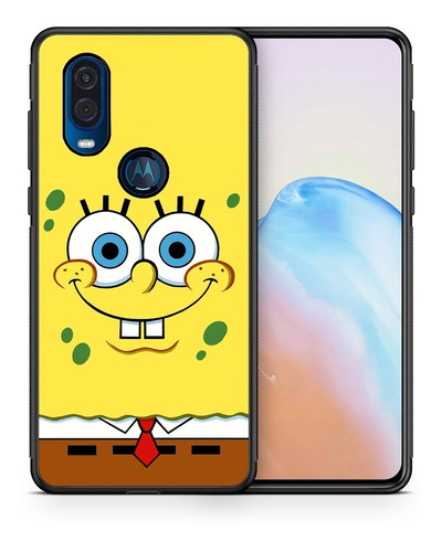 Funda Moto One Vision Bob Esponja Tpu Uso Rudo