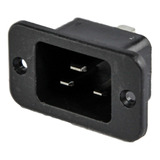 Conector Ficha C20 Macho 3 Pin 16a 250v Ups Chasis X10u Htec