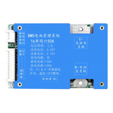 Placa De Proteção 16s 60v 50a Bateria De Lítio Ternária Bms