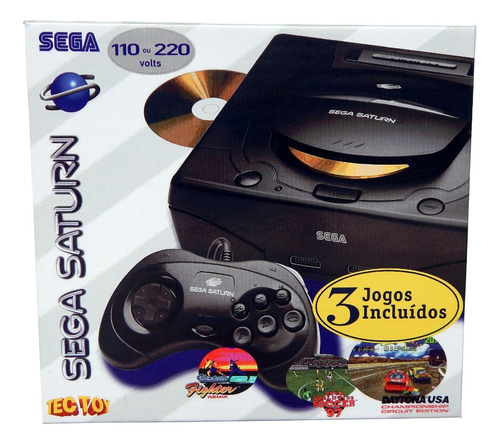 Caixa Vazia Papelão Sega Saturn Tec Toy Para Reposição