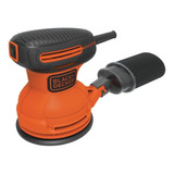 Lijadora   Roto Orbital Black+decker Bdero100  Naranja 180w 