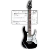 Plano Para Luthier Guitarra Ibanez Rg550xh (escala Real)
