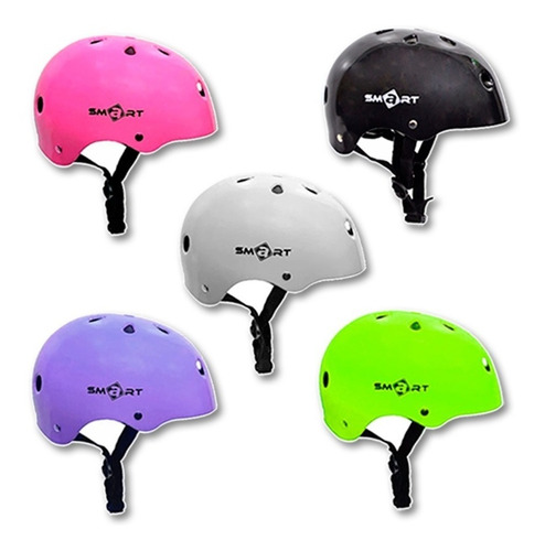 Casco Bicicleta Patines Rollers Skate Protecciones - Smart - Para Niños Y Adultos