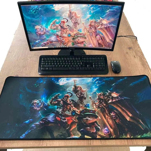 Mouse Pad Gamer Grande Large 70cm X 35cm Emborrachado