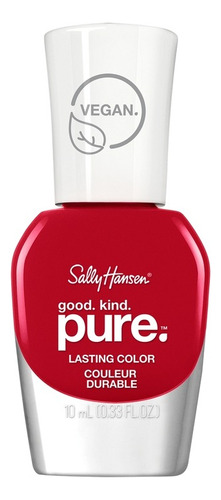 Sally Hansen Good.kind.pure Ft. Zaira Nara Esmalte De Uñas Color Natural Red 305