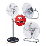 Ventilador 3 En 1 De Pie Pared O Mesa Motor 100watts Nuevos