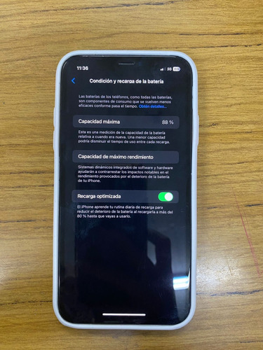 iPhone 11 White - 128 Gb - Excelente Estado. Cond Bat: 88%