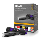 Roku Streaming Stick+ Hd 4k Negro Tipo De Control Remoto De Voz