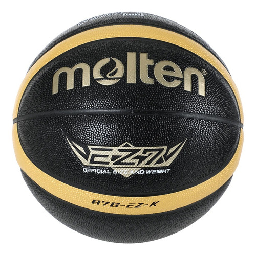 Balon Basquetbol Molten Ez7 Piel Sintetica #7 Color Negro