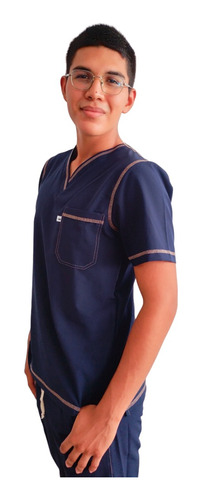 Uniforme Pitufo Conjunto Quirurjico Azul Marino