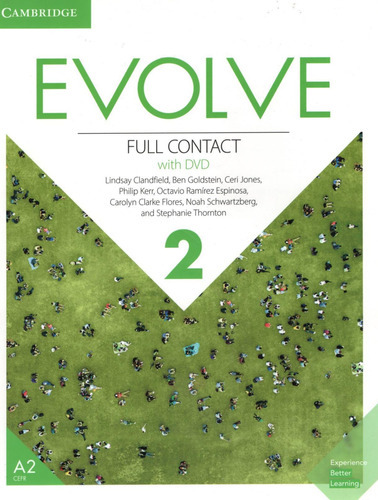 Evolve 2 Full Contact, De Lindsay Clandfield. Editorial Cambridge, Tapa Blanda En Inglés