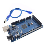 Placa Arduino Mega 2560 R3 Ch340 Compativel 16u2 Com Cabo