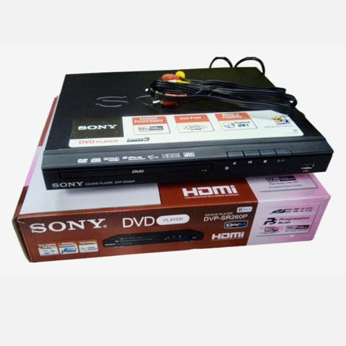 Aparelho Cd Dvd Player Sony Dvp-sr260p Hdmi Usb Rca - Bivolt