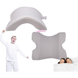 Almohada Memory Brazo Ortopedica Cojin Curvo Cervical