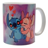 Taza De Ceramica, Stitch Love, 11oz, Para Regalo, Nueva