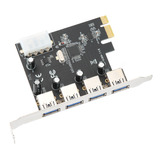 Convertidor De 4 Puertos Usb 3.0 Pci Express A Tarjeta Usb 3