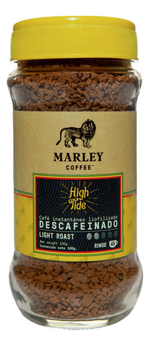 Café Liofilizado Descafeinado High Tide 100g · Marley Coffee