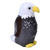 Wild Republic Audubon Birds Balda Eagle Plush Con Auténtico