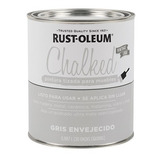 Pintura Chalked Rust Oleum 1l - Acabado Tizado.