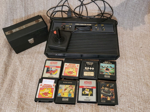 Atari 2600 Polivox, Adaptado Pra Tv Atual E Com Jogos