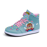 Tenis Azul Arale Norimaki Dr Slump Anime Bota Hi Top