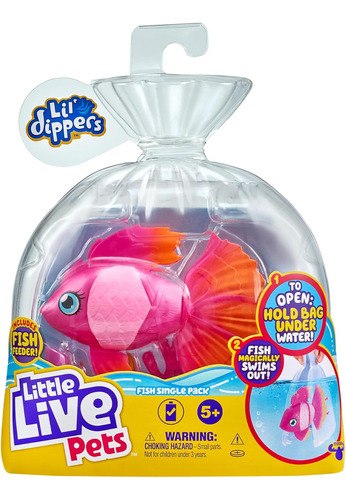 Little Live Pets Lil' Dippers Marina Ballerina Pez Interacti