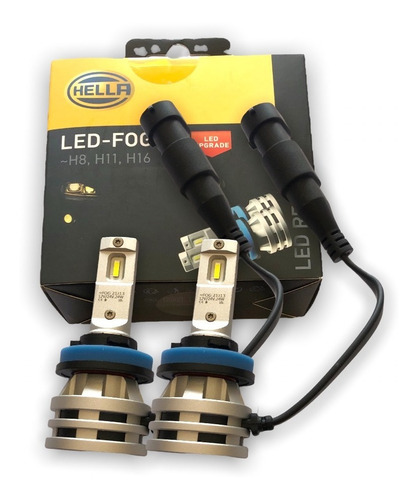 Par 2 Pz Kit Jgo De Foco Led H8 H11 H16 Blanco 6500 K