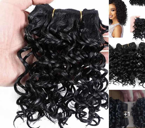 Extensiones De Cabello Cortinas De Pelo Afro Natural