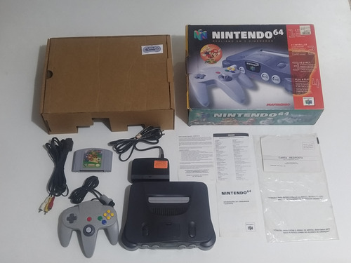 Nintendo 64 Playtronic Na Caixa Serial Batendo + Mario 64