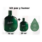 Kit Masculino Paz Y Humor 75 Ml + 25 Ml Natura