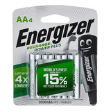 Pilas Recargables Energizer Batería Recargable Nimh Aa 1,2 V