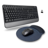 Combo Teclado Y Mouse Inalámbricos X9 Trío Flujo Trabajo 3 1