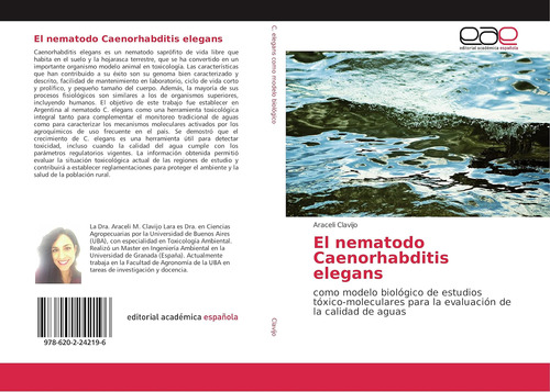 Libro: El Nematodo Caenorhabditis Elegans: Como Modelo Bioló