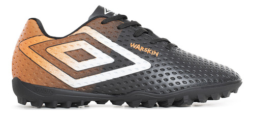 Botines Umbro Warskin Tf Unisex Fútbol Negro