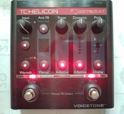 Procesador De Voz - Tc Helicon Correct Xt - Multiefectos