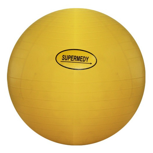 Bola Para Ginástica 55cm Amarela Supermedy
