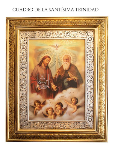 Cuadro De La Santisima Trinidad 60x47 Cm