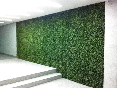 Mural Verde Artificial Tipo Trebol 80*1.80