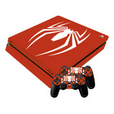 Skin Para Ps4 Slim Spiderman Edición Especial