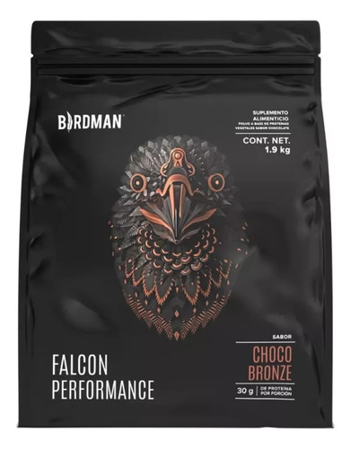 Proteina Fitness Birdman Falcon Performance Choco Bronze 1.9