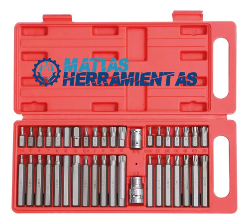 Juego Caja De Puntas Torx Allen Multiestria 40 Piezas E1