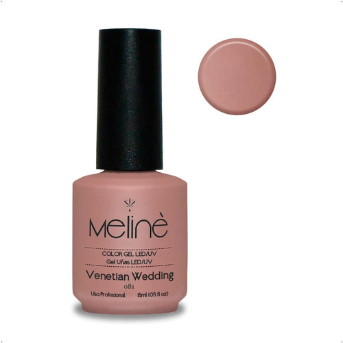 Esmalte Meline Nuevos Colores Gel Uv/led Semip. X 15 Ml