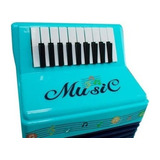 Mini Sanfona Acordeon Infantil Brinquedo 10 Teclas 3 Baixos