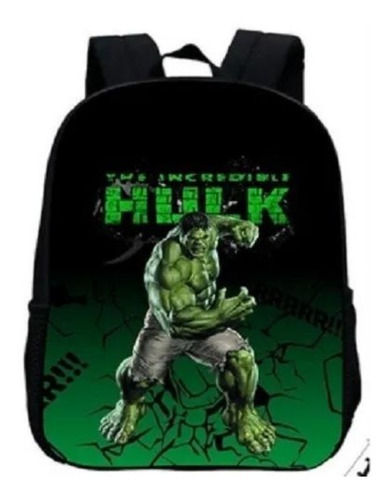 Mochila Desenho Hulk Bolsa Escolar Volta As Aulas