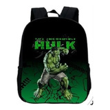 Mochila Desenho Hulk Bolsa Escolar Volta As Aulas