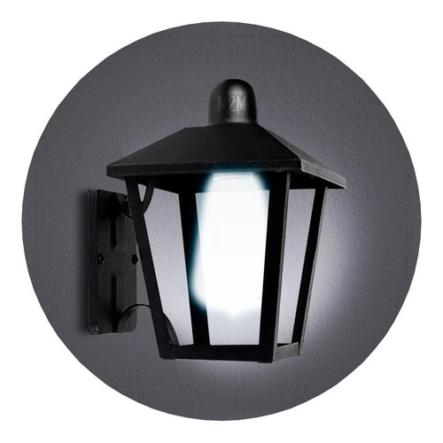 Aplique Pared Led Farol Colonial F140 Luz Exterior