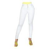 Jeans Mujer Pantalón Colombiano Mezclilla Strech Push Up P63