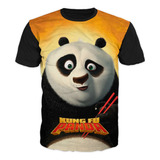 Camisetas De Kung Fu Panda Niños Y Adultos Ref01