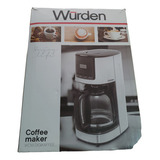 Cafetera Eléctrica Wurden Wcm-digikaffee 1.8l Jarra Vidrio Color Blanco